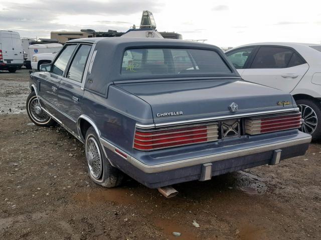 1C3BT56EXFC288380 - 1985 CHRYSLER NEW YORKER GRAY photo 3