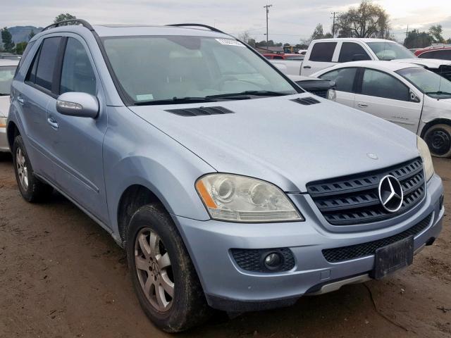 4JGBB86E86A047201 - 2006 MERCEDES-BENZ ML 350 BLUE photo 1