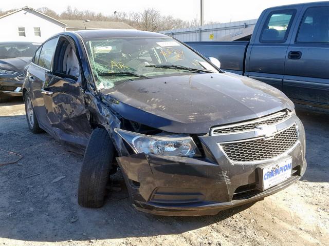 1G1PC5SB3E7125969 - 2014 CHEVROLET CRUZE LT BLACK photo 1