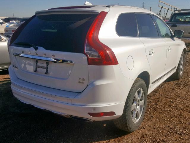 YV4902DZ2E2528434 - 2014 VOLVO XC60 T6 WHITE photo 4