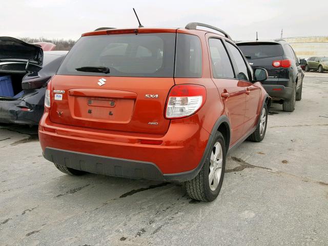 JS2YB5A37C6300709 - 2012 SUZUKI SX4 ORANGE photo 4