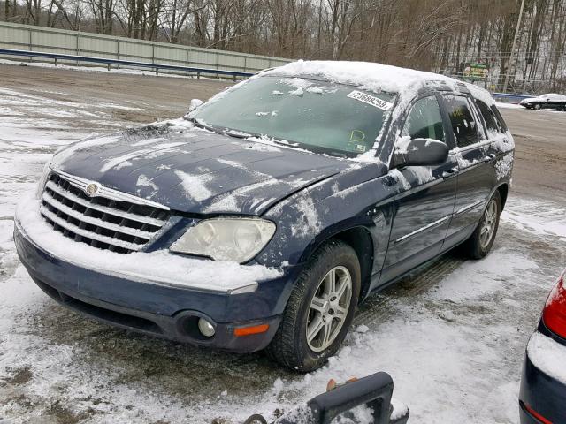 2A8GF68X88R150529 - 2008 CHRYSLER PACIFICA T BLUE photo 2