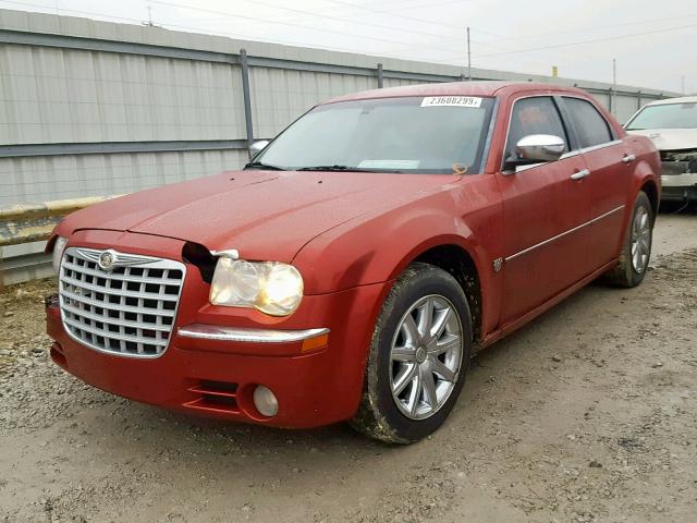 2C3KA63H77H821147 - 2007 CHRYSLER 300C MAROON photo 2