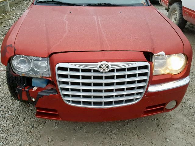 2C3KA63H77H821147 - 2007 CHRYSLER 300C MAROON photo 7