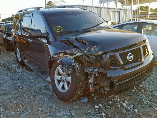 5N1BA0NDXDN601177 - 2013 NISSAN ARMADA SV BLACK photo 1