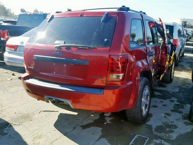 1J4GR48K75C513294 - 2005 JEEP GRAND CHER RED photo 4