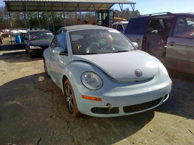 3VWPF31YX6M309349 - 2006 VOLKSWAGEN NEW BEETLE BLUE photo 1