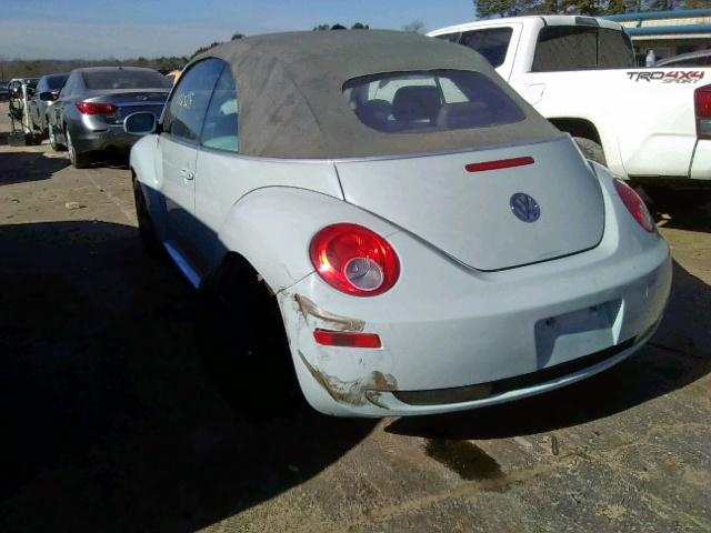 3VWPF31YX6M309349 - 2006 VOLKSWAGEN NEW BEETLE BLUE photo 3