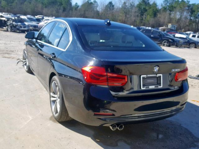 WBA8B9G38HNU52078 - 2017 BMW 330 I BLACK photo 3