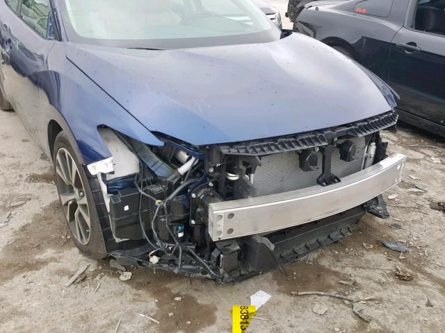 1N4AA6AP8JC398418 - 2018 NISSAN MAXIMA 3.5 BLUE photo 9