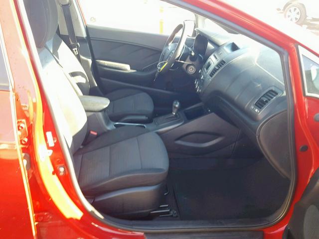KNAFX4A65E5127186 - 2014 KIA FORTE LX 勃艮第红 照片 5
