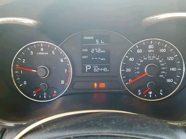 KNAFX4A65E5127186 - 2014 KIA FORTE LX 勃艮第红 照片 8