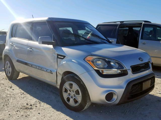 KNDJT2A52D7483103 - 2013 KIA SOUL SILVER photo 1