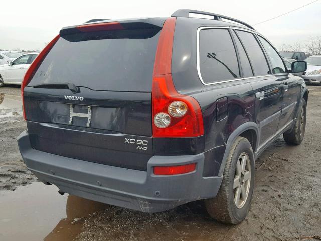 YV1CZ59H341033464 - 2004 VOLVO XC90 BLACK photo 4