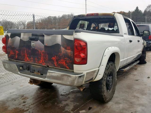 3D7KS29DX7G772568 - 2007 DODGE RAM 2500 BURN photo 4