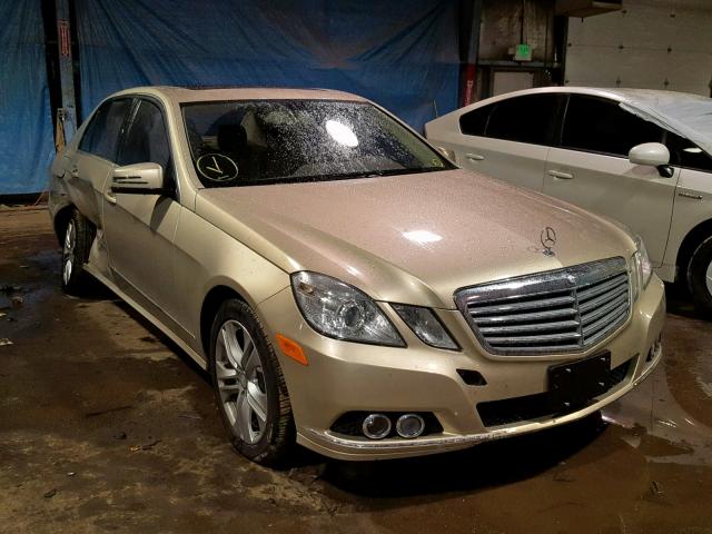 WDDHF5GB7AA153661 - 2010 MERCEDES-BENZ E 350 BEIGE photo 1