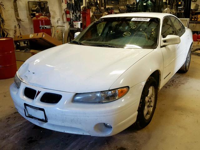 1G2WK52J51F106003 - 2001 PONTIAC GRAND PRIX WHITE photo 2