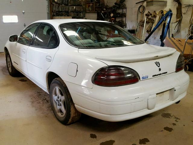 1G2WK52J51F106003 - 2001 PONTIAC GRAND PRIX WHITE photo 3
