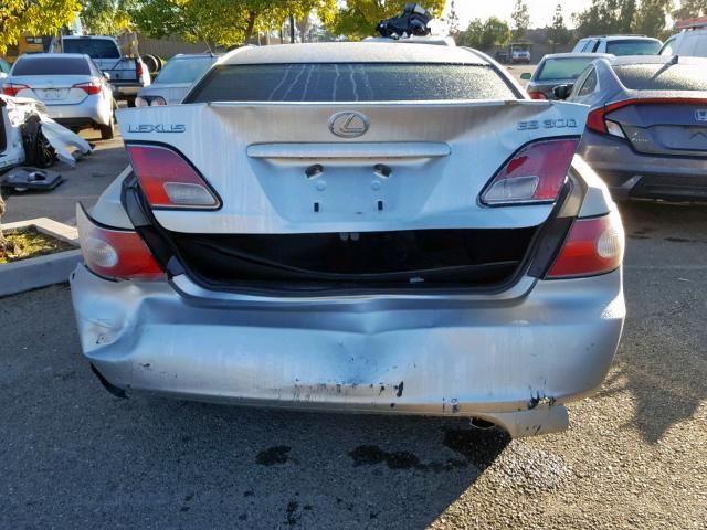 JTHBF30GX36021329 - 2003 LEXUS ES 300 SILVER photo 9