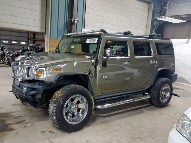 5GRGN23U55H122578 - 2005 HUMMER H2 BROWN photo 2