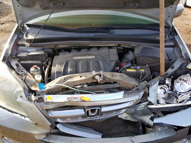 5FNRL38825B110762 - 2005 HONDA ODYSSEY TO BLUE photo 7