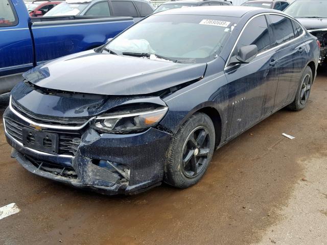 1G1ZB5ST5GF251568 - 2016 CHEVROLET MALIBU LS Mavi foto 2