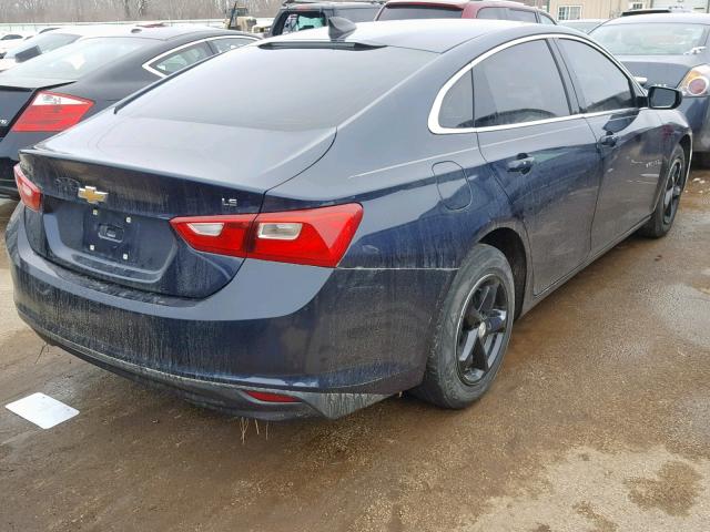 1G1ZB5ST5GF251568 - 2016 CHEVROLET MALIBU LS Mavi foto 4