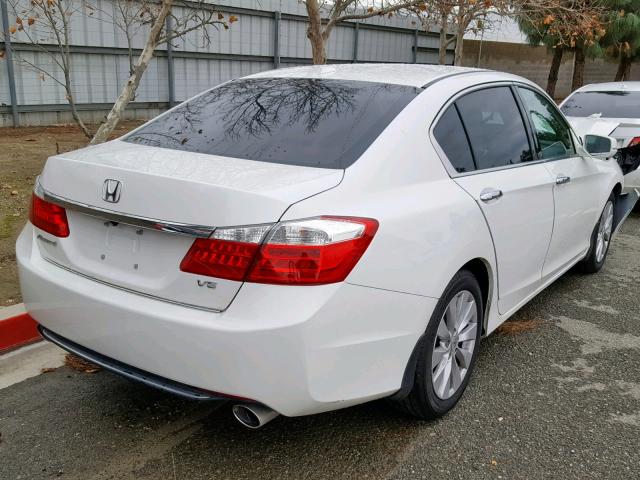 1HGCR3F86EA031984 - 2014 HONDA ACCORD EXL WHITE photo 4