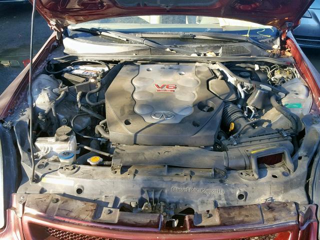JNKCV54E33M213621 - 2003 INFINITI G35 勃艮第红 照片 7