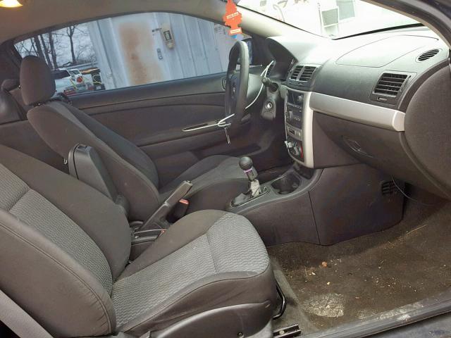 1G1AL18F087165729 - 2008 CHEVROLET COBALT LT CHARCOAL photo 5