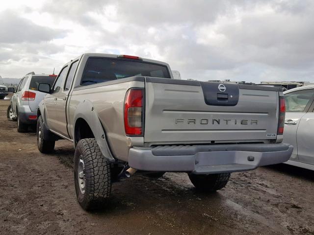 1N6ED29X33C410829 - 2003 NISSAN FRONTIER C GOLD photo 3