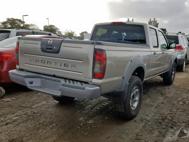 1N6ED29X33C410829 - 2003 NISSAN FRONTIER C GOLD photo 4