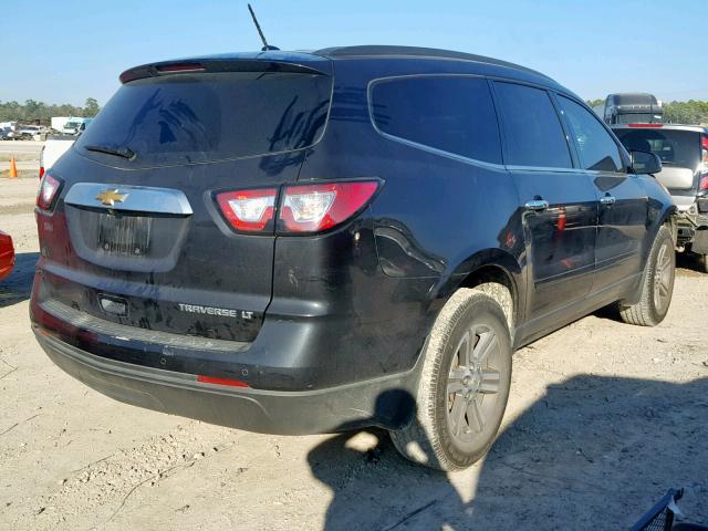 1GNKRHKD2FJ198457 - 2015 CHEVROLET TRAVERSE L BLACK photo 4