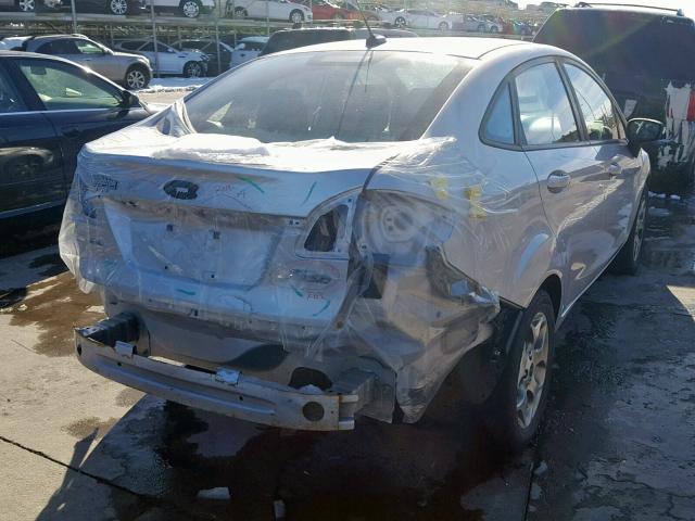 3FADP4CJ1BM214462 - 2011 FORD FIESTA SEL SILVER photo 4