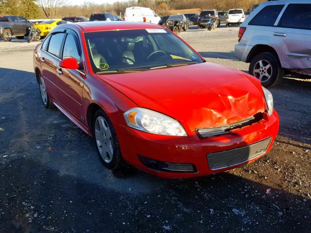 2G1WD57CX91206142 - 2009 CHEVROLET IMPALA SS RED photo 1