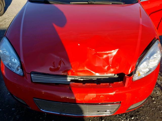 2G1WD57CX91206142 - 2009 CHEVROLET IMPALA SS RED photo 7