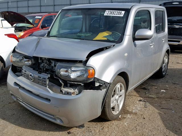 JN8AZ28R69T118935 - 2009 NISSAN CUBE BASE SILVER photo 2