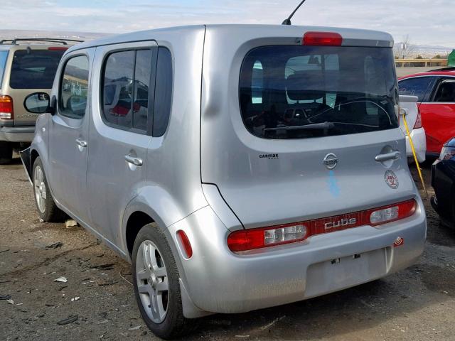 JN8AZ28R69T118935 - 2009 NISSAN CUBE BASE SILVER photo 3