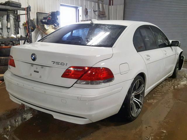 WBAHL835X6DT05293 - 2006 BMW 750 I WHITE photo 4