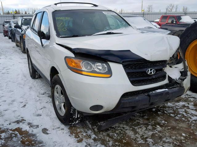 5NMSG13D88H223889 - 2008 HYUNDAI SANTA FE G WHITE photo 1