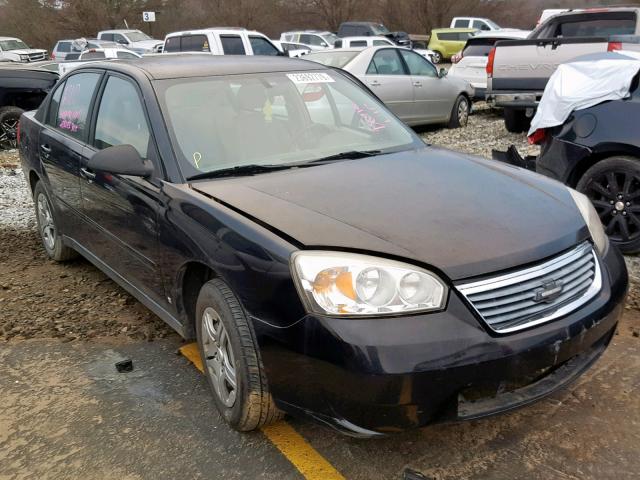 1G1ZS58F97F109113 - 2007 CHEVROLET MALIBU LS BLACK photo 1