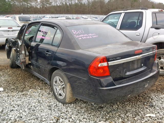 1G1ZS58F97F109113 - 2007 CHEVROLET MALIBU LS BLACK photo 3