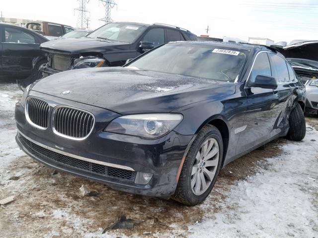 WBAKB8C53BCY65410 - 2011 BMW 750LI BLACK photo 2