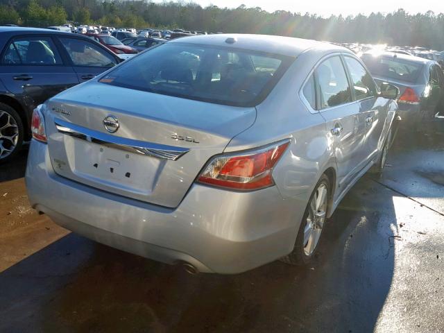 1N4BL3AP4EC900604 - 2014 NISSAN ALTIMA 3.5 SILVER photo 4