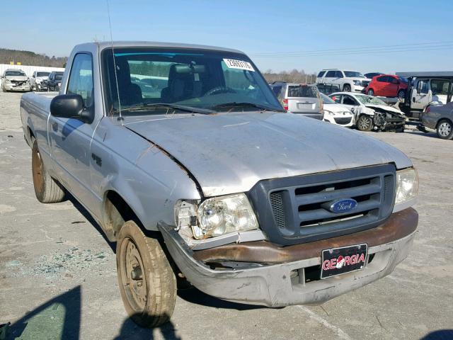 1FTYR10D84PB59024 - 2004 FORD RANGER SILVER photo 1