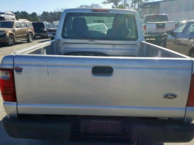 1FTYR10D84PB59024 - 2004 FORD RANGER SILVER photo 6