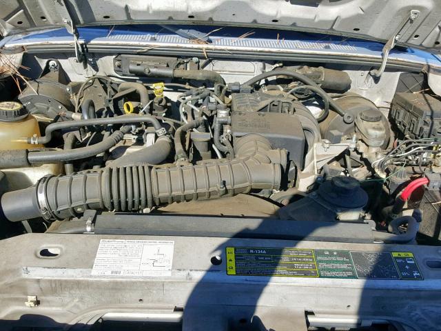 1FTYR10D84PB59024 - 2004 FORD RANGER SILVER photo 7