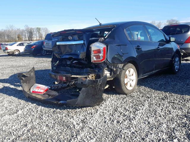 3N1AB6AP7CL762524 - 2012 NISSAN SENTRA 2.0 BLACK photo 4