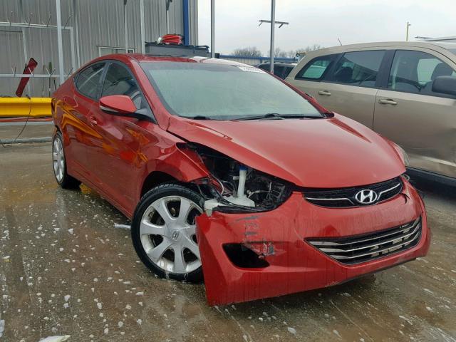 KMHDH4AE5CU363964 - 2012 HYUNDAI ELANTRA GL MAROON photo 1