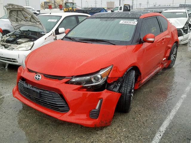 JTKJF5C72FJ011571 - 2015 TOYOTA SCION TC წითელი ფოტო 2